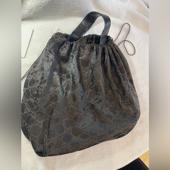 Black Gucci Jackie Canvas & Leather Bag - Picture 11 of 11